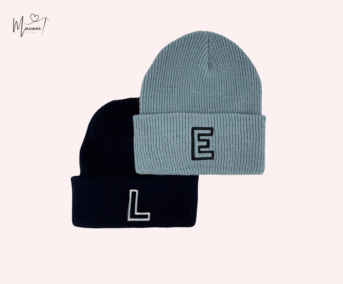 Personalisierte Geschwistermützen