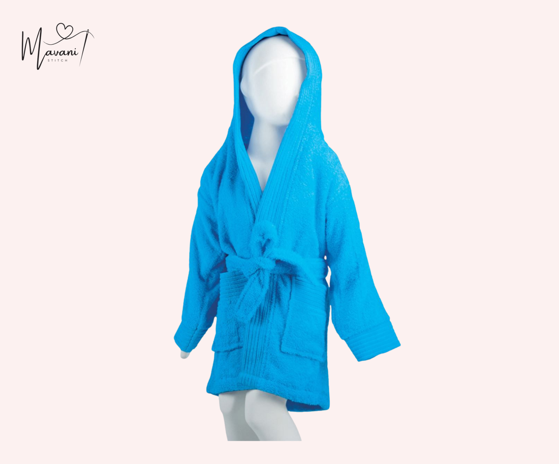 Personalisierter Bademantel aus Baumwolle Kinder