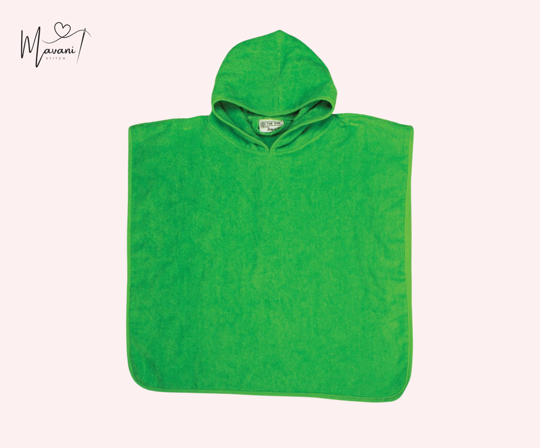 Personalisierter Poncho aus Baumwolle Kinder